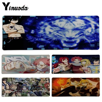 

Yinuoda In Stocked Fairy Tail mouse pad gamer play mats Size for 300*700*2mm and 300*900*2mm Game Mousepad