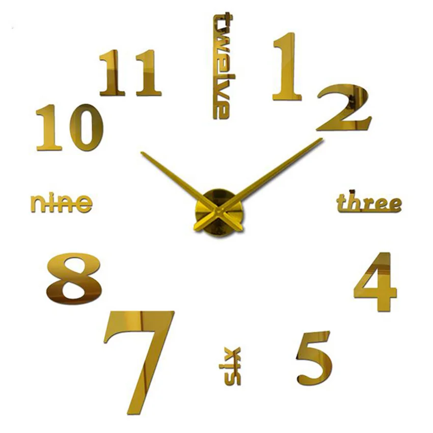 Arabic 2017 Super Big Personalized Digital Watches Clocks DIY Wall