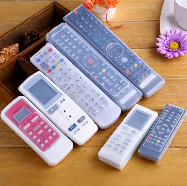 

11 Size Silicone TV Remote Control Case Cover Video AC Air Condition Dust Protect Storage Bag Anti-dust Waterproof Storage Bag