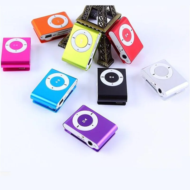 Портативный mp3 плеер мини с клипсой Водонепроницаемый Спортивный MP3 музыкальный