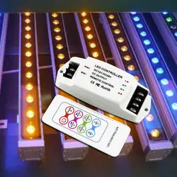 BC-361-CC DC12V-48V 350mA 700mA постоянный ток светодиодный выход LED CC RGB полосы контроллер РФ дистанционного беспроводной RGB диммер для светодиодный