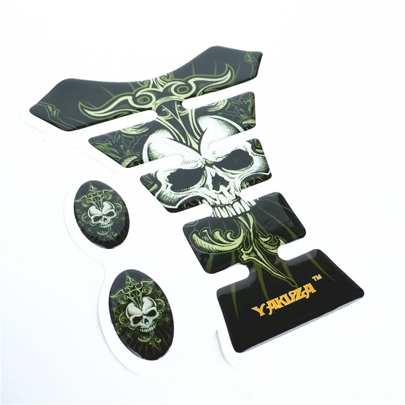 Newbee 3d Sepeda Motor Stiker Gas Minyak Tangki Bahan Bakar Pad