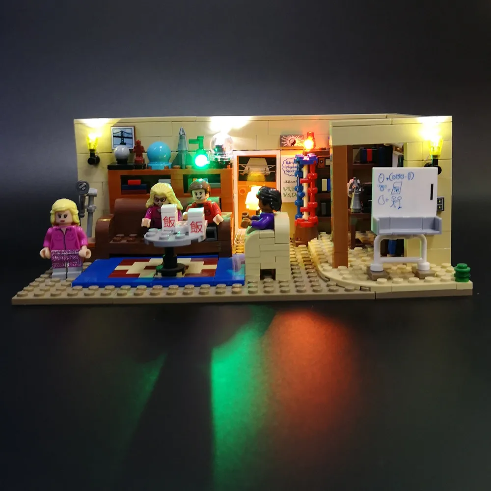 Светодиодный светильник для lego 21302 и 16024 набор блоков с теорией большого взрыва