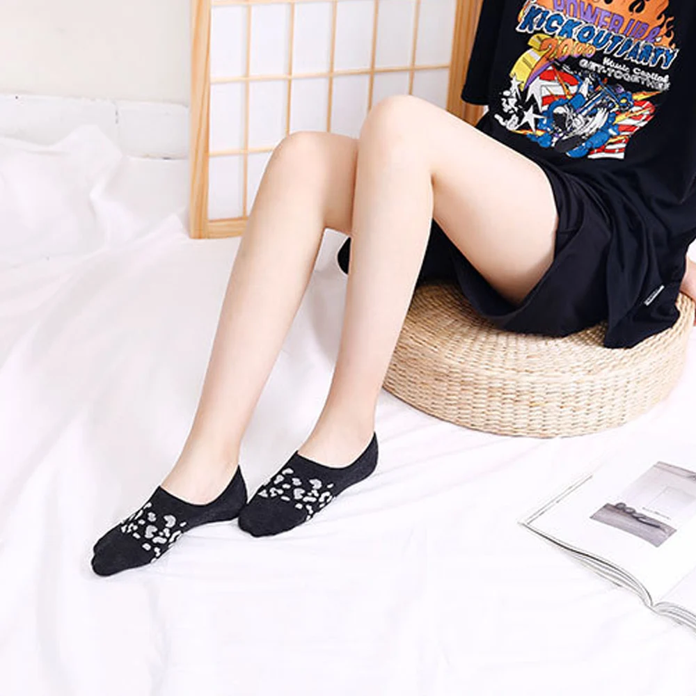 Women Socks Hot Sale Fashion Retro Leopard Cotton Casual Cute Funny Ankle Socks Ladies Cotton invisible Socks Dropshipping