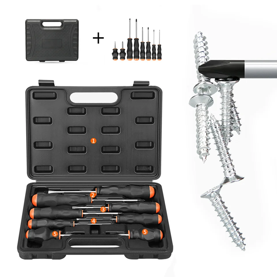 

8pc torque screwdriver set multitul magnetic screwdriver parafusadeira tornavida seti destornillador screw driver