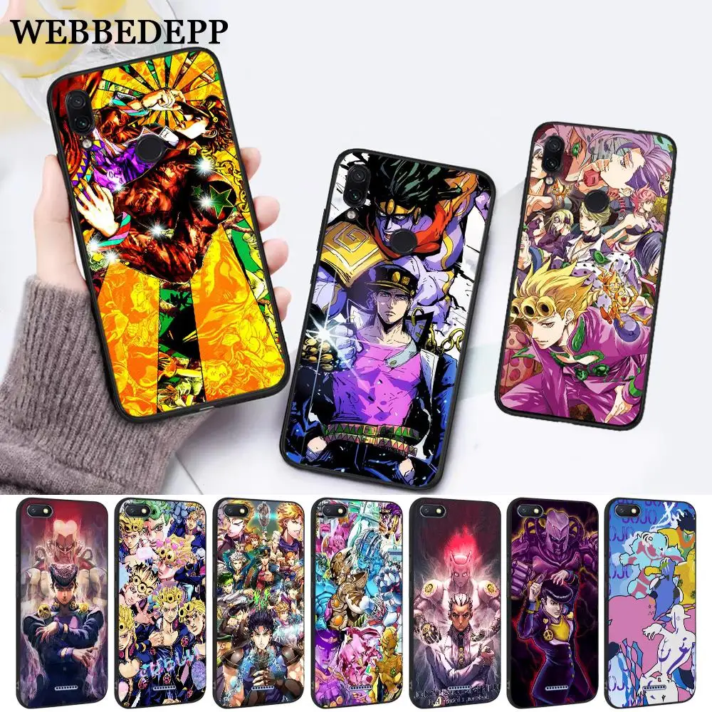 

WEBBEDEPP JoJo's Bizarre Adventure JoJo Silicone Case for Xiaomi Redmi 4A 4X 5A 5 Plus S2 6 6A 7 7A K20 Pro Go