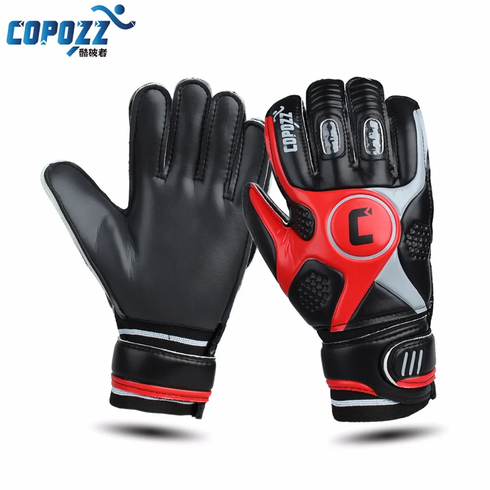 Brand professional soccer goalkeeper gloves 4mm thick latex gloves