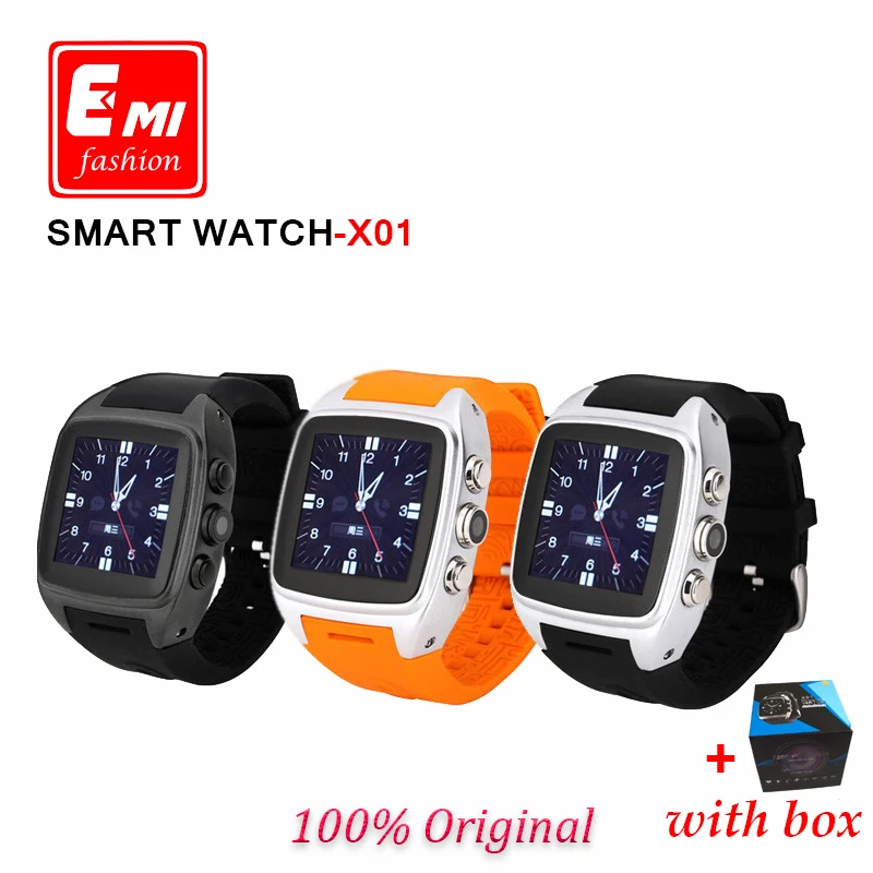 Prix pour E-mi X01 Smart Watch Android 5.1 système fonction WIFI Étanche Caméra GPS 3G Smartwatch dispositifs portables Prix pour E-mi X01 Smart Watch Android 5.1 système fonction WIFI Étanche Caméra GPS 3G Smartwatch dispositifs portables