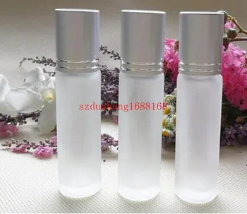 

new 100pcs/lot 15ml frosted roller ball perfume bottles,empty cosmetic containers roll on bottle for essential oil