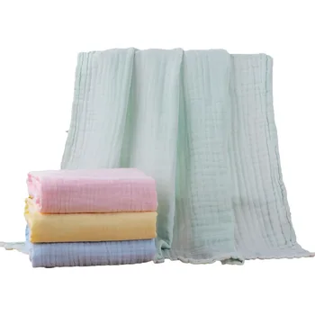 

6 layers gauze bath towel soft water absorption children quilt towel cover baby summer blanket baby swaddle
