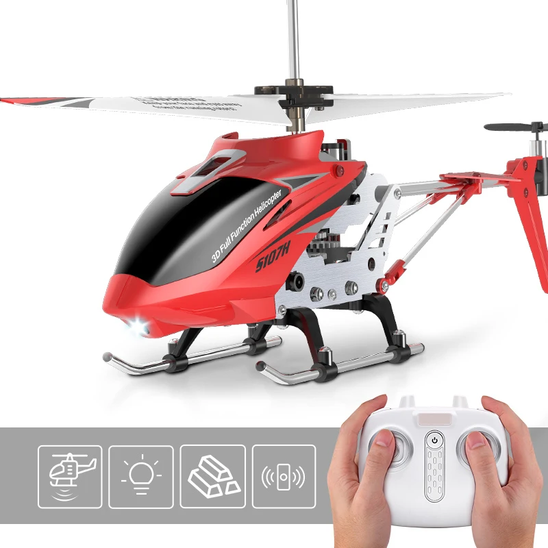 

RC Helicopter S107H S107-H With Hover Function 3.5CH RC helicopters flying Gift toys For Boys Children