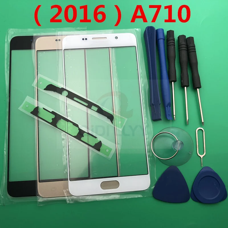AAA+ quality Replacement External Glass for Samsung Galaxy 2016 A7 A710 A710F LCD Display Touch
