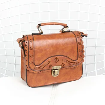 

030518 new hot women handbag female vintage messenger bag lady flap bag