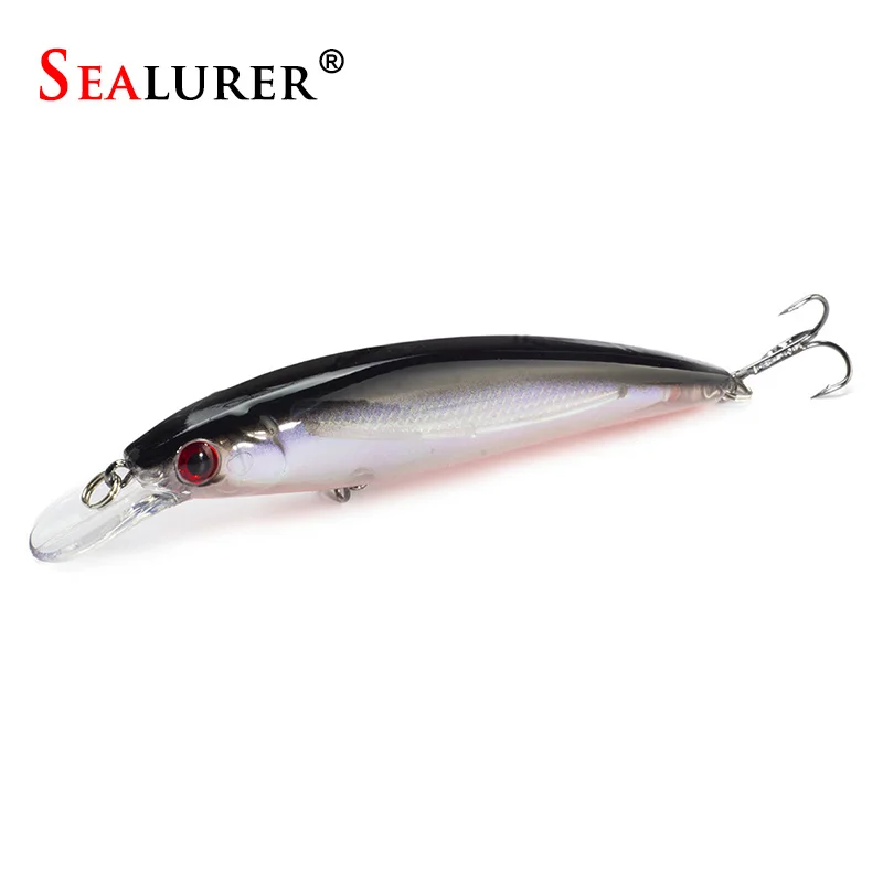 1PCS/LOT Fishing Lure Minnow Lures Hard Bait Pesca 11CM/13.5G Fishing Tackle isca artificial Quality Hook Swimbait