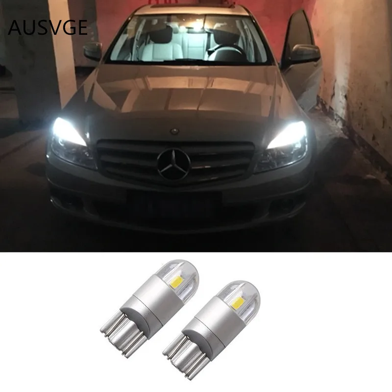 2x T10 W5W светодиодный Стоянкы Автомобилей Автомобиля Габаритные огни для Mercedes Benz