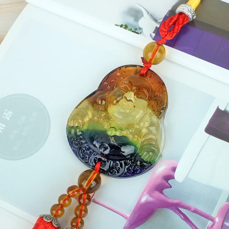 

J42 Guanyin pendant pearl green jade