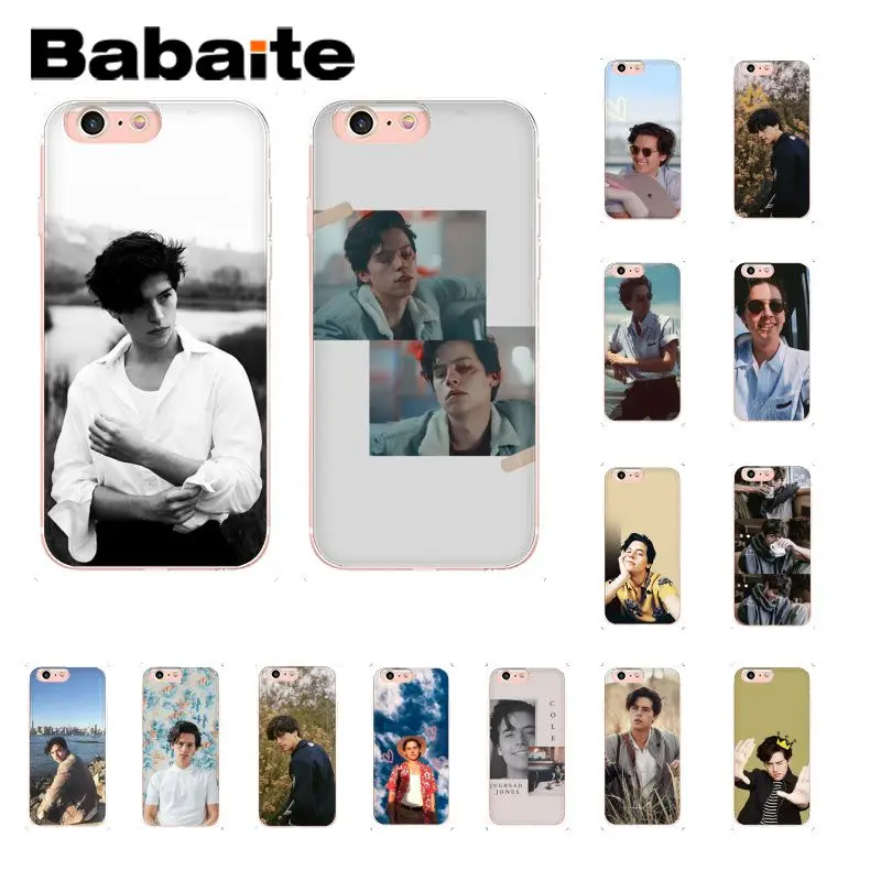 

Babaite Cole Sprouse Cover Soft Shell Phone Case for iPhone 8 7 6 6S Plus X XS MAX 5 5S SE XR Cover Fundas Capa