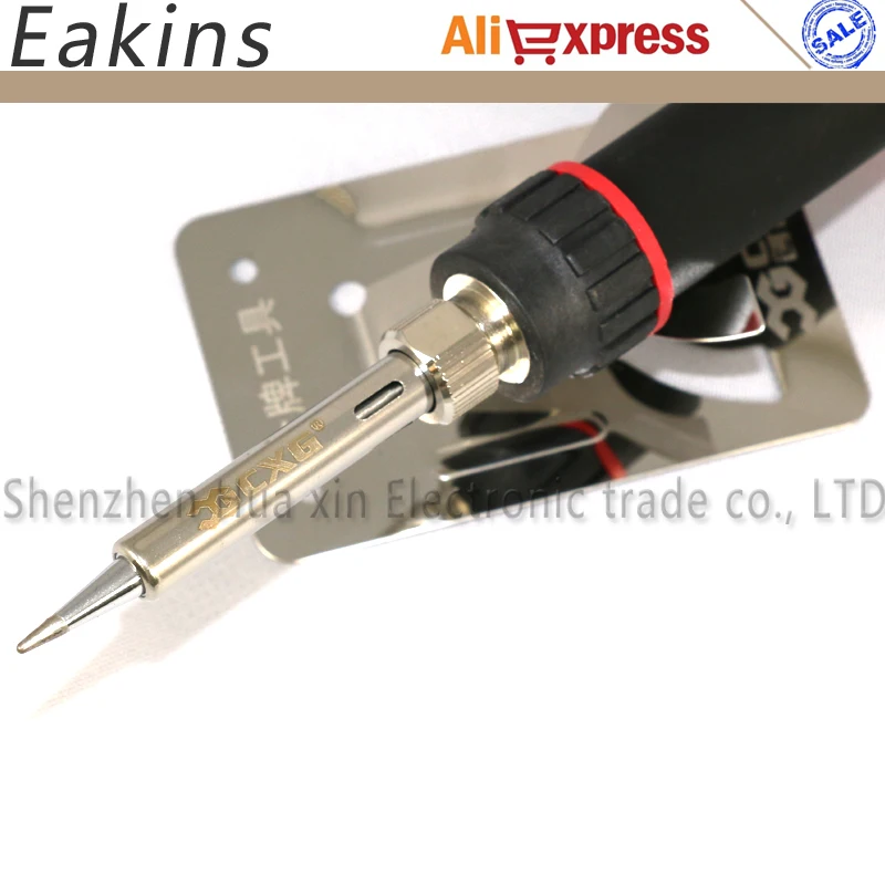 Goedkoop CXG E60W E90W E110W Digitale LCD Verstelbare NC thermostaat Elektrische soldeerbout handvat Lassen reparatie + 10 stuks 900M tips