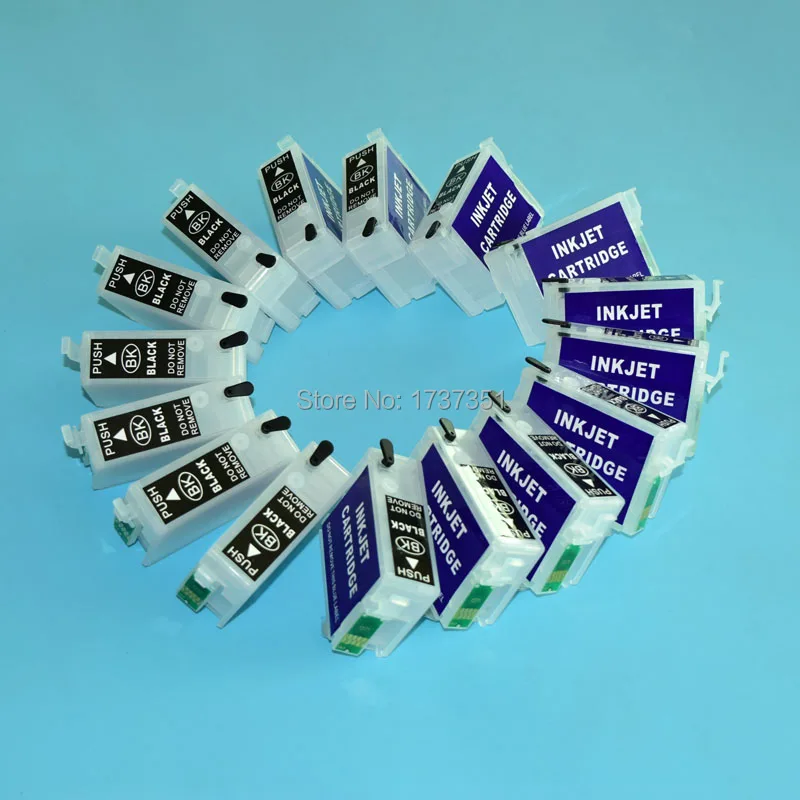 

10 pcs T1361 black refill ink cartridge with auto reset chip for epson K101 K103 K201 K301 inkjet printer