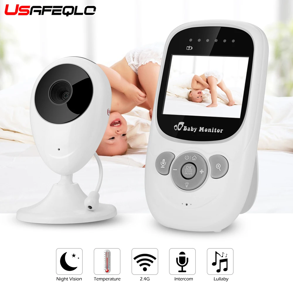 

Wireless LCD Audio Video Baby Monitor SP880 Radio Nanny Music Intercom IR 24h Portable Baby Camera Baby Walkie Talkie Babysitter