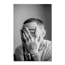 Arte de seda ou lona impressão mac miller música cantor cartaz 13x20 24x36 Polegada para decoração do quarto-003