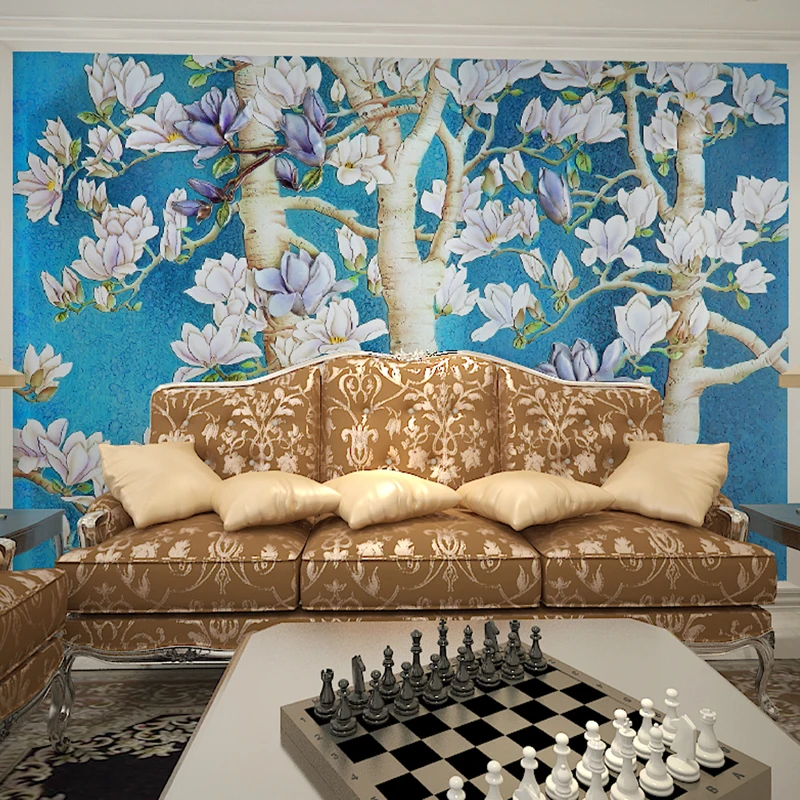 

Custom photo wallpaper large mural 3D fashion television background wallpaper fake wall wallpaper mural