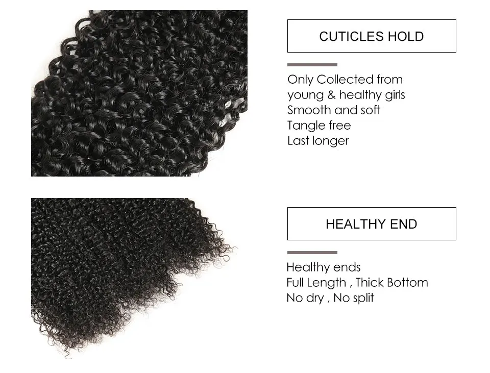 Hair Villa Brazilian 100% Unprocessed Human Hair Bundles 4pcs Jerry Curly Hair Weft  Natural Color Salon Longest Hair PCT 20% (6)