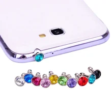 10X3,5 мм Хрустальные Наушники против пыли ушные колпачки пробка для мобильного телефона