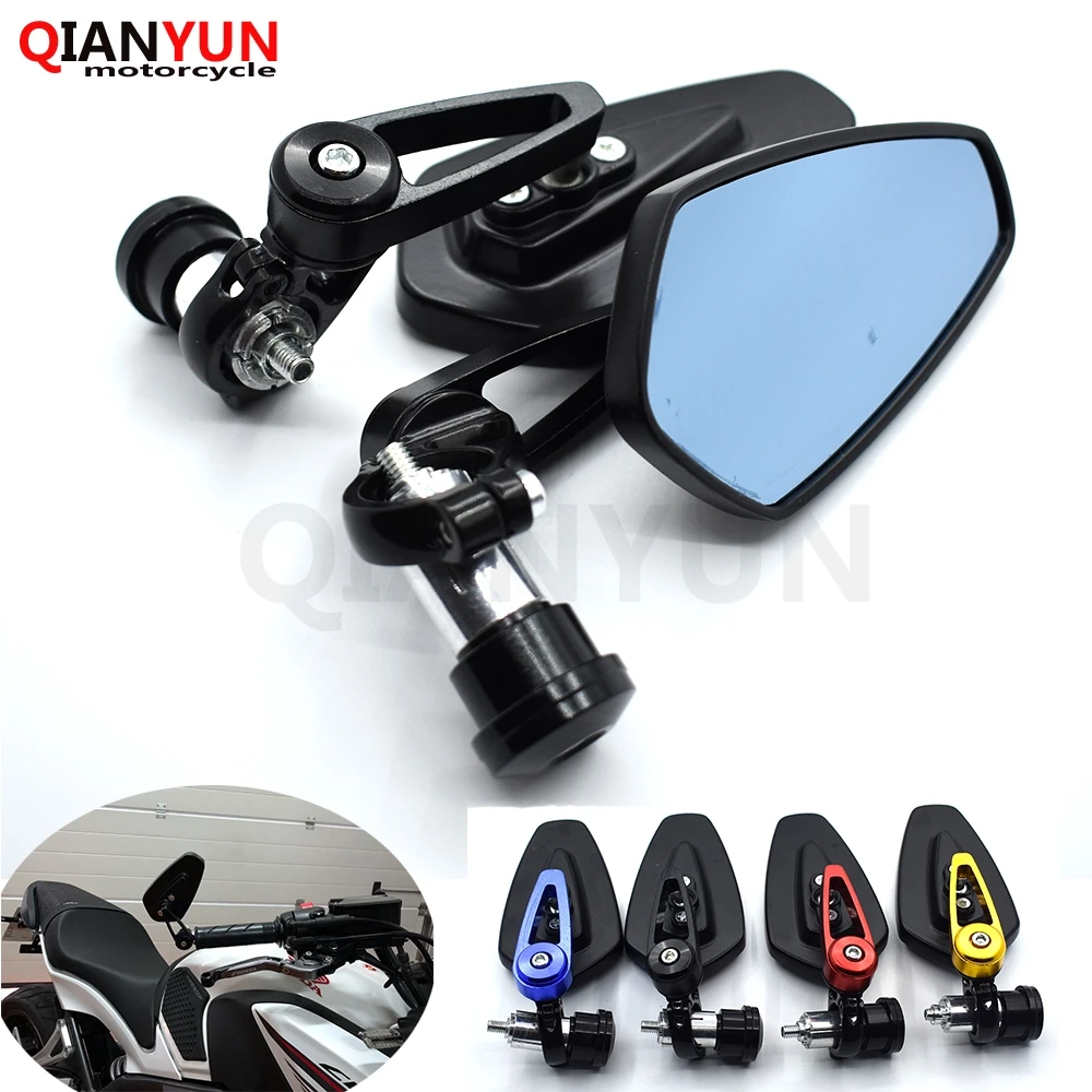 

Universal 7/8"" 22mm motorcycle handlebar motorcycle rod end mirror for Suzuki GSXR GSX-R 600 750 1000 K1 K2 K3 K4 K5 K6 K7 K8