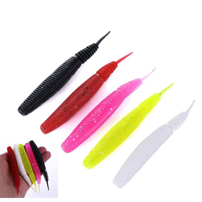 

5PCS/Set 10cm/7g Bionic Pupa Design Soft Plastic Fishing Lure Bait Fake Artificial Fishing Baits
