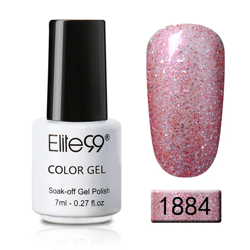 Elite99 Гель-лак для ногтей, УФ светодиодный, яркие цвета, 58 цветов, 7 мл, долговечный, не впитывается, лак для ногтей - Цвет: 1884