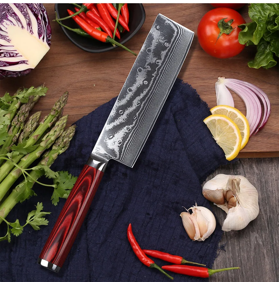 Tuohe 6," поварской Ножи гьюто 67 слоев из дамасской стали Сталь кухня Ножи шеф-повар Ножи VG10 Сталь core мясо/овощные ножи