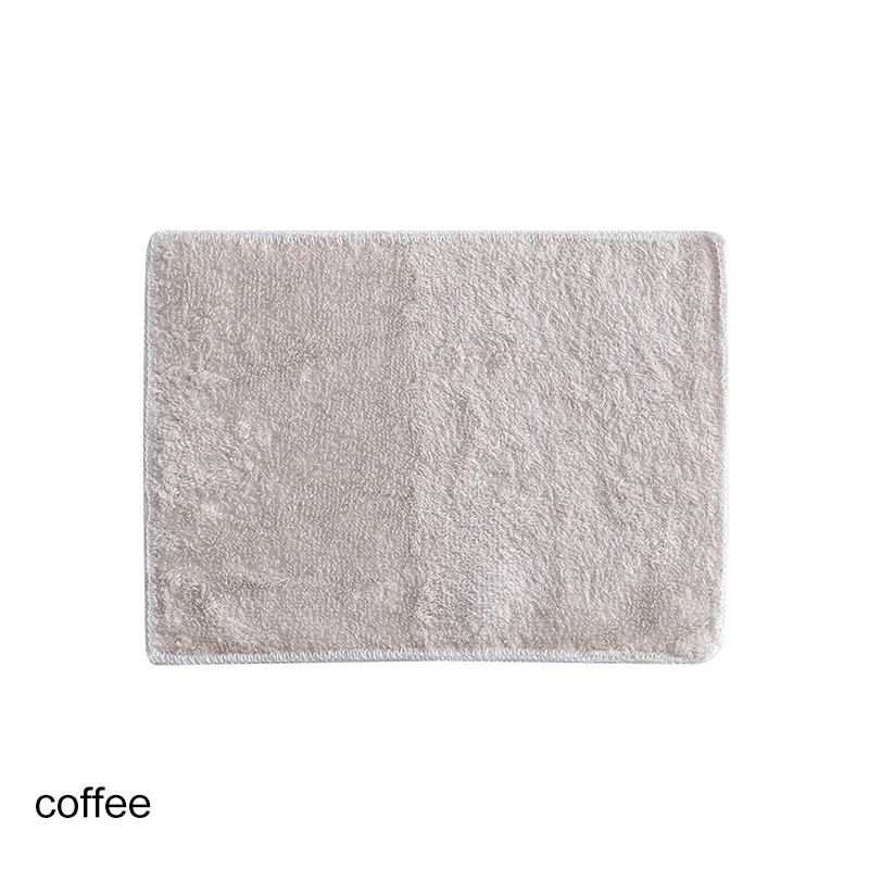 coffee 1 шт. впитывающее полотенце 25*19 см из бамбукового волокна быстросохнущая моющая ткань кухонные аксессуары предметы домашнего обихода - Цвет: coffee