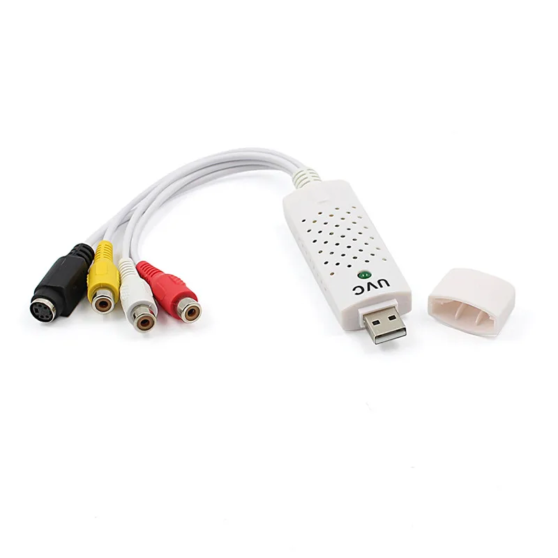 Портативный 1 шт. USB 2,0 Easycap Аудио Видео карта захвата адаптер VHS для DVD видеозахвата для Win7/8/XP/Vista