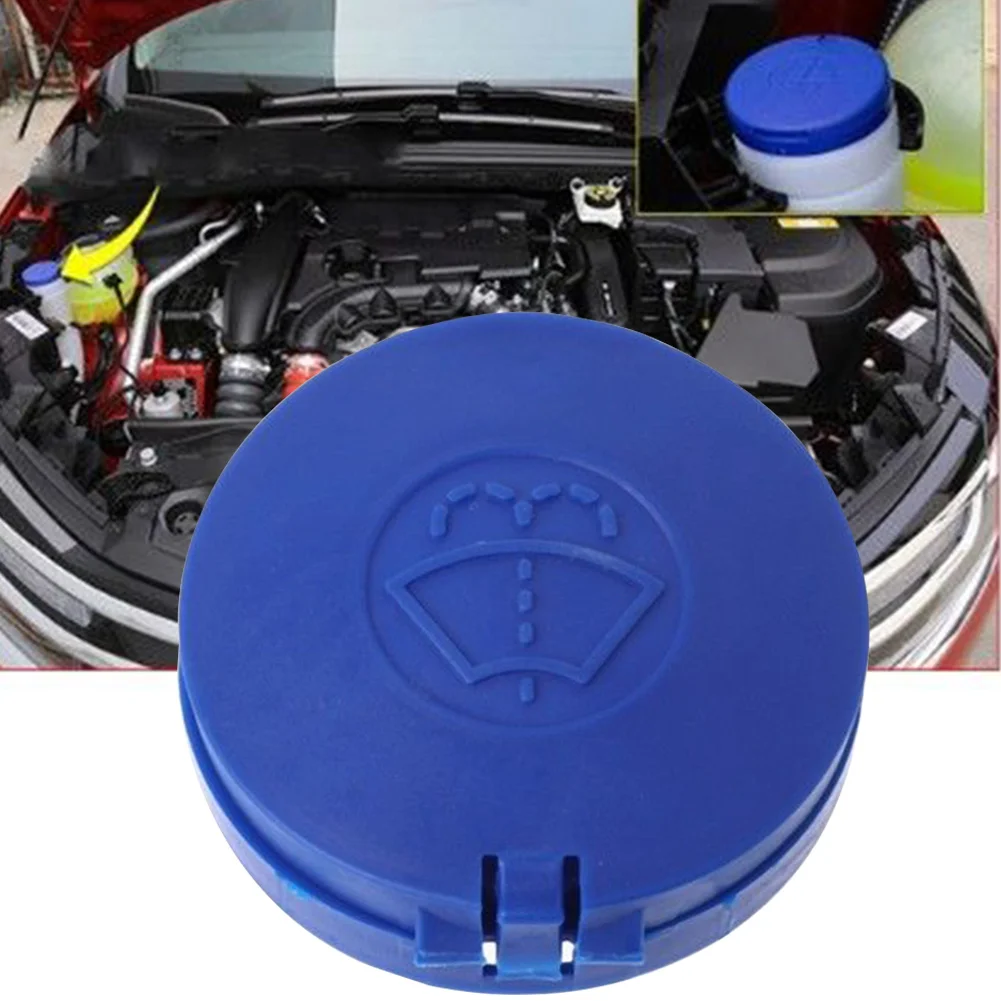 Windshield Washer Cover Cap Replacement Plastic Car Auto Blue Parts For