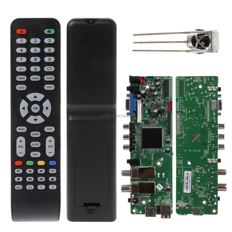 

DVB-S2 DVB-T2 DVB-C Digital Signal ATV Maple Driver LCD Remote Control Board Launcher Universal Dual USB Media