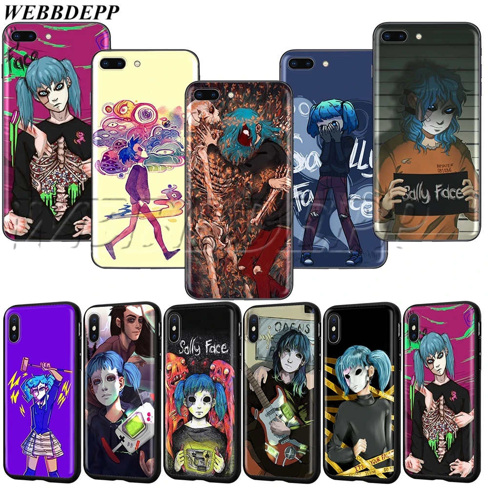 

WEBBEDEPP Sally Face Game TPU soft Case for iPhone 11 Pro XS MAX XR X 8 7 6 6s 5 5s Plus