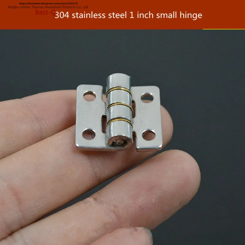 Free shipping Thick 304 stainless steel small hinge 20*20 stainless