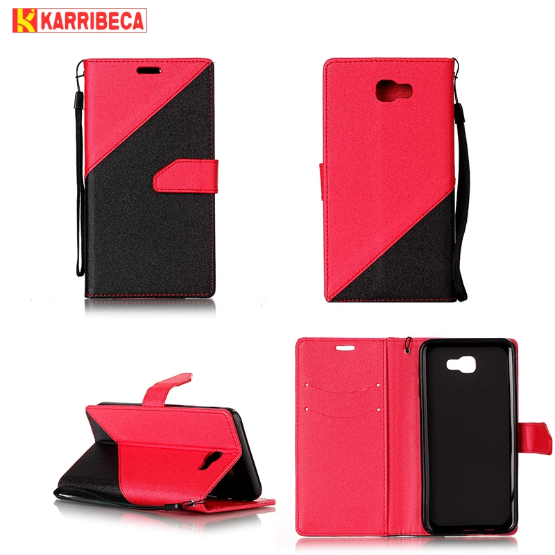 Karribeca Flip PU Leather cases for Samsung galaxy J5 prime case combo