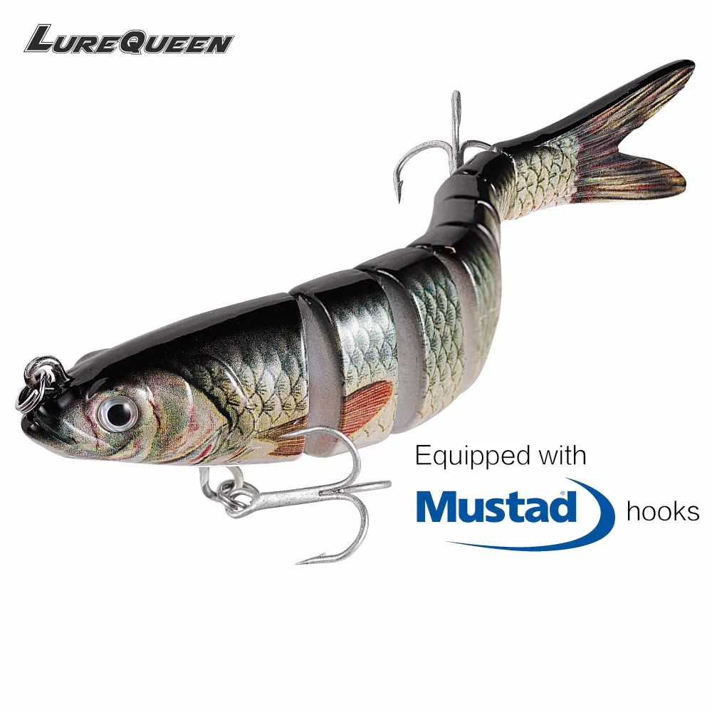 

Viper 8 Segments Fishing Lures 27g Crankbait Swimbait Artificial Hard Bait Fishing Tools Sinking Wobblers Baits Isca