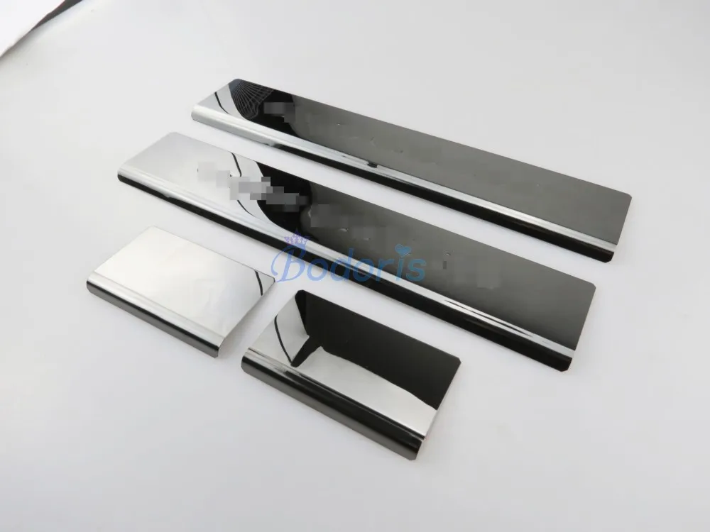 Stainless Steel Door Sill Scuff Plate Guard For Jeep Grand Cherokee 2011-2018