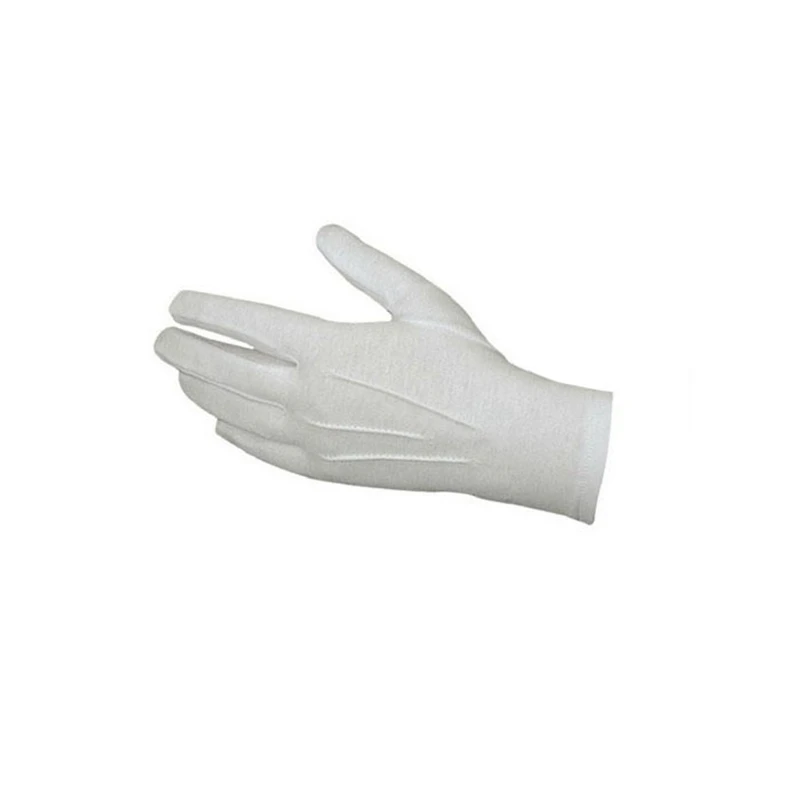 1 пара белых официальных перчаток honor guard мужские и женские Хлопковые варежки эластичные этикеты перчатки оптом# YL