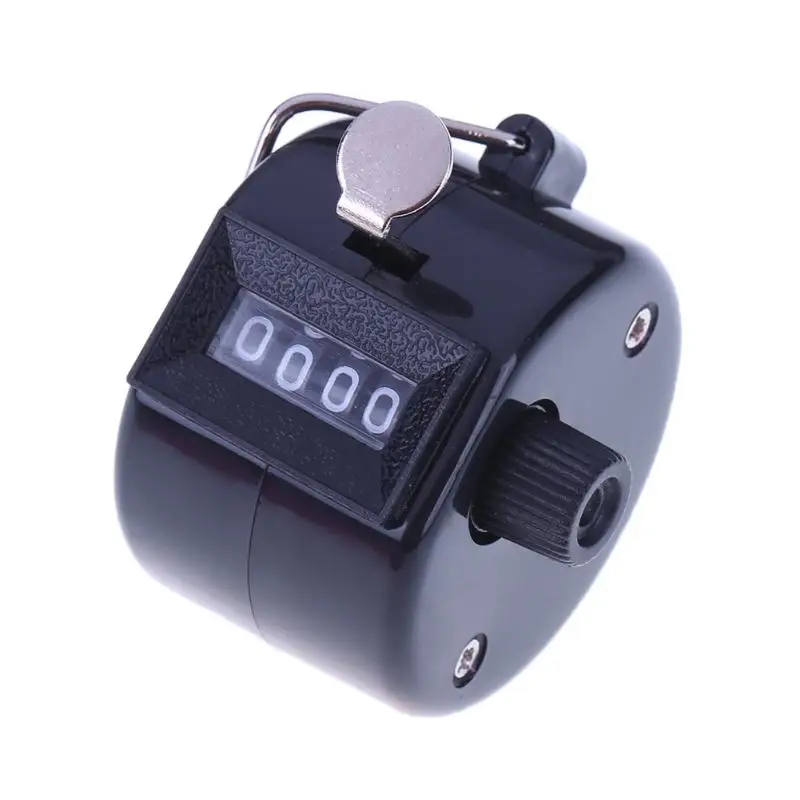 Blue 4 Digit Hand Tally Counter Clicker for Sports and Hobbies
