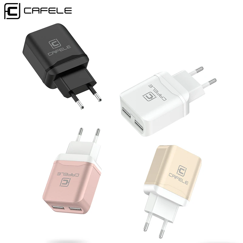 Зарядное устройство Cafele с двумя USB портами 5 В 2 4 А 12 Вт|charger dc 5v|usb chargermobile phone charger |