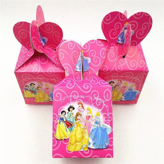 6pcs Princess Jasmine Theme Party Ideas Small Candy Bags 1st