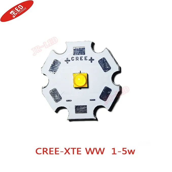 10 шт. X Cree XTE XT E 1 Вт 3 5 светодиодный излучатель освещающий белое теплое