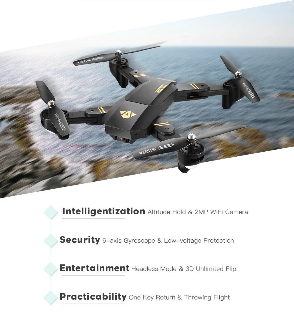 XS809HW Foldable RC Drone XS809HW Foldable RC Drone