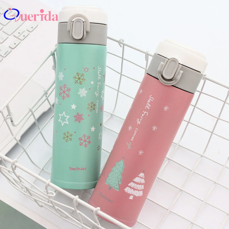 small stainless steel thermos