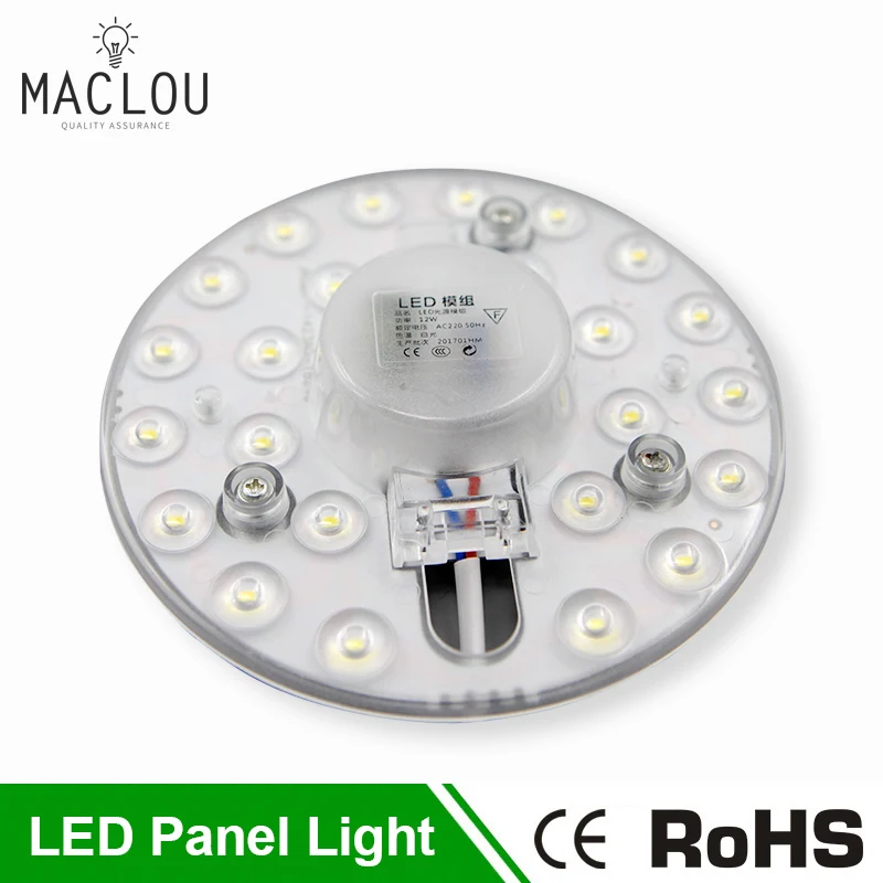 

LED Panel Light 12W 18W 24W SMD 2835 Module Lamp Energy Saving 220V LED Round Ceiling Lamp Board Light Indoor Wall Lamp Lighting