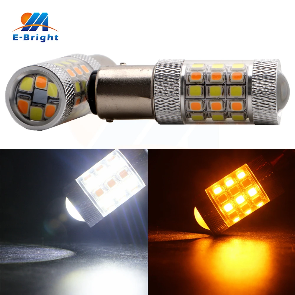 2pcs 2835 42 SMD S25 1157 BAY15D Leds Bulb Car LED Lamp 12VDC Bulbs